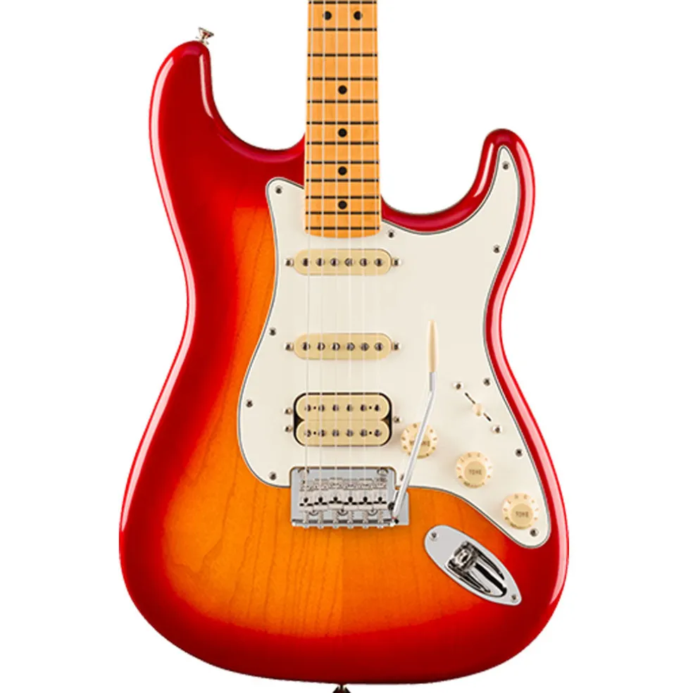Fender Player II Stratocaster HSS - Chambered Ash Body - Maple Fretboard - Aged Cherry Burst
