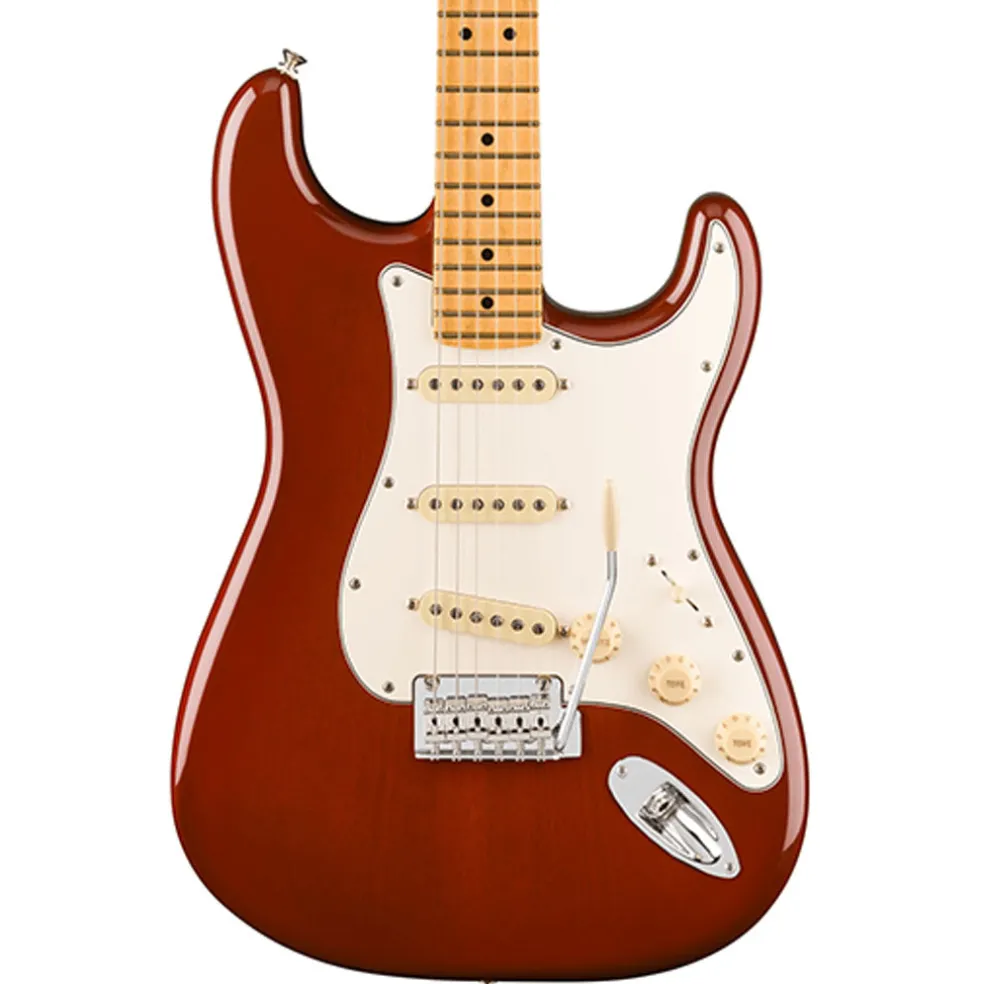 Fender Player II Stratocaster Chambered Mahogany Body - Maple Fretboard - Transparent Mocha Burst