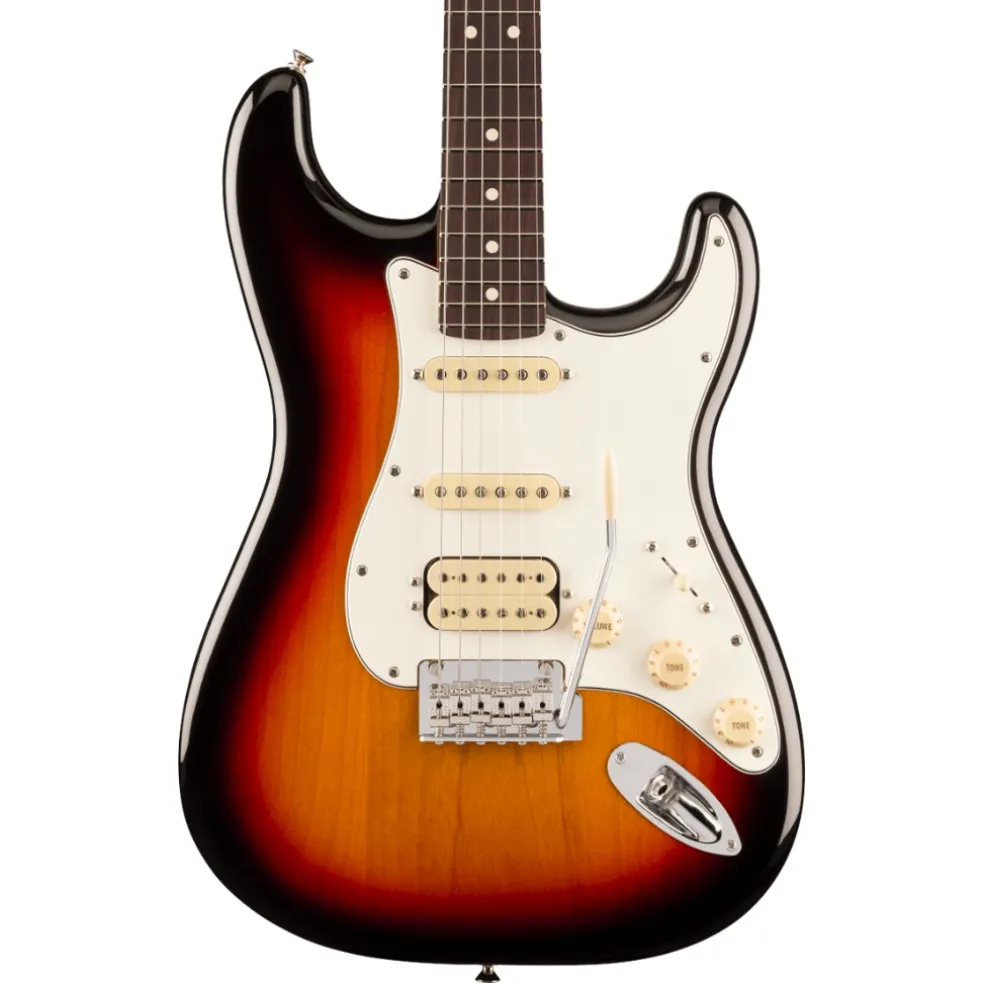 Fender Player II Stratocaster HSS Rosewood Fretboard Electric Guitar - 3 Color Sunburst