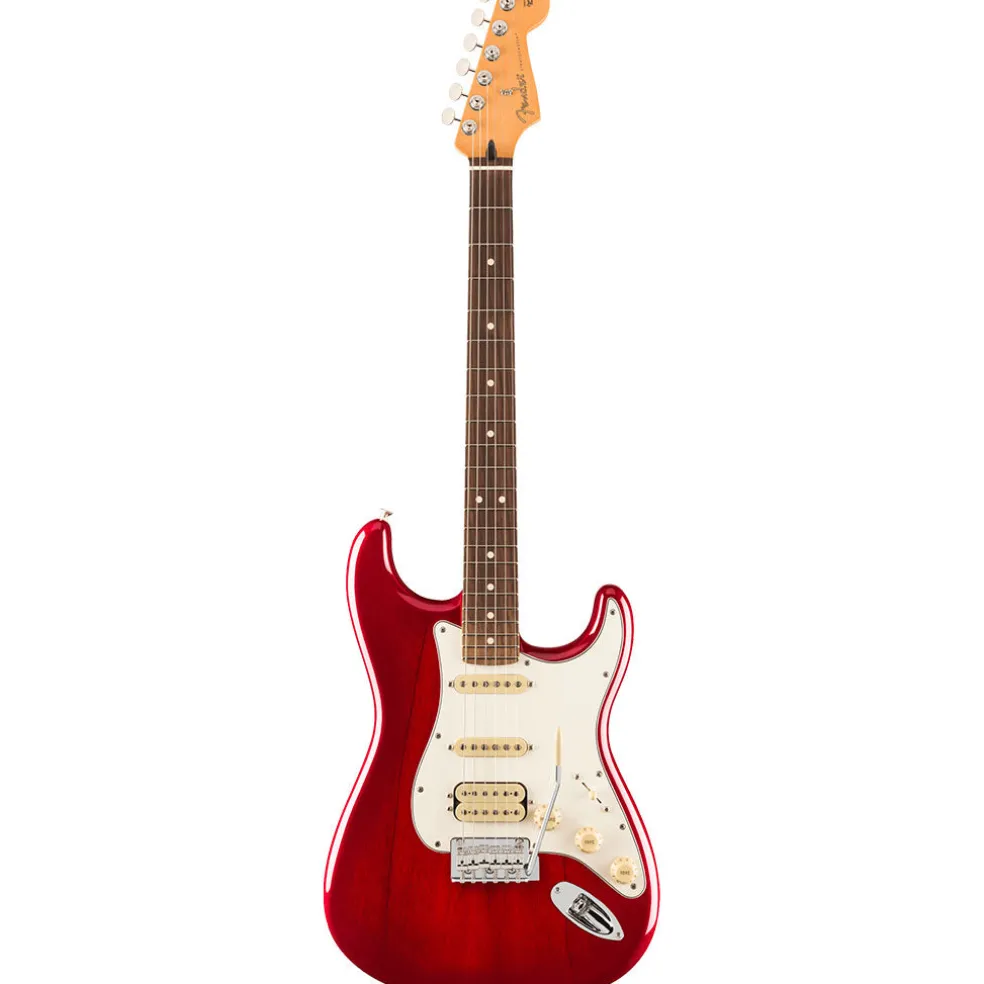 Fender Player II Stratocaster HSS - Chambered Mahogany Body - Rosewood Fretboard - Transparent Cherry Burst