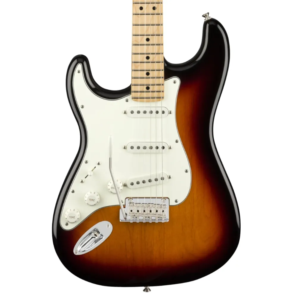 Fender Player Stratocaster Left-Handed Electric Guitar - 3-Color Sunburst, Maple Fingerboard
