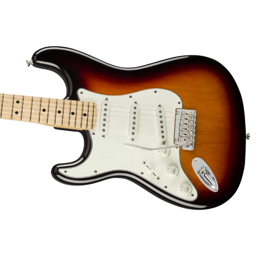 Fender Player Stratocaster Left-Handed Electric Guitar - 3-Color Sunburst, Maple Fingerboard