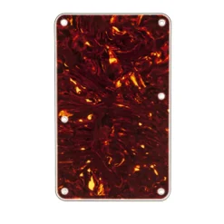 Fender 4-Ply Brown Shell Stratocaster® Backplate, No String Holes