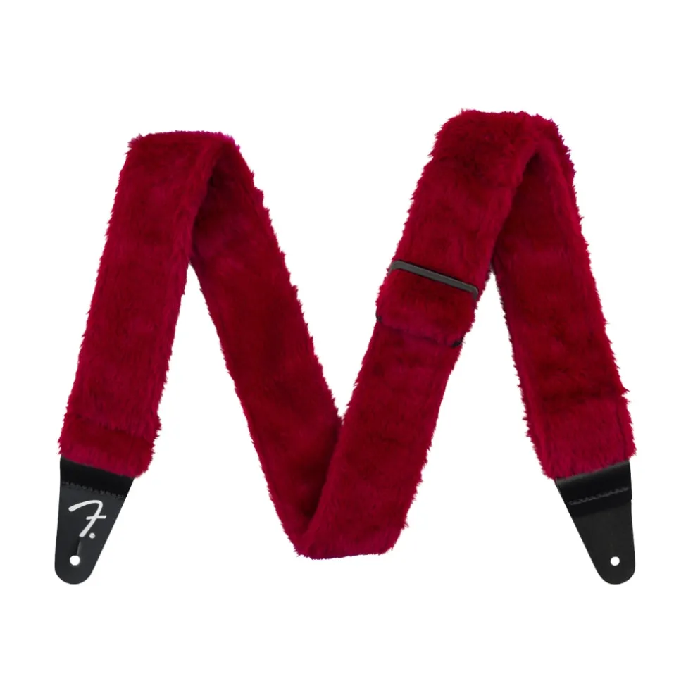 Fender Poodle Plush Strap Red