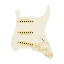 Fender Pre Wired Strat Pickguard Eric Johnson Signature Parchment 8 Hole PG