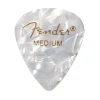 Fender Premium Celluloid 351 Shape Picks Medium White Moto 12 Pack