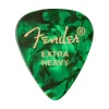 Fender Premium Celluloid 351 Shape Picks Extra Heavy Green Moto 12 Pack