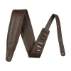 Fender Premium Leather Guitar Strap - Brown, 3.5"