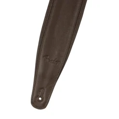 Fender Premium Leather Guitar Strap - Brown, 3.5"