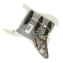 Fender Pre-Wired Strat Pickguard, Original '57/'62 SSS, Parchment 11 Hole PG