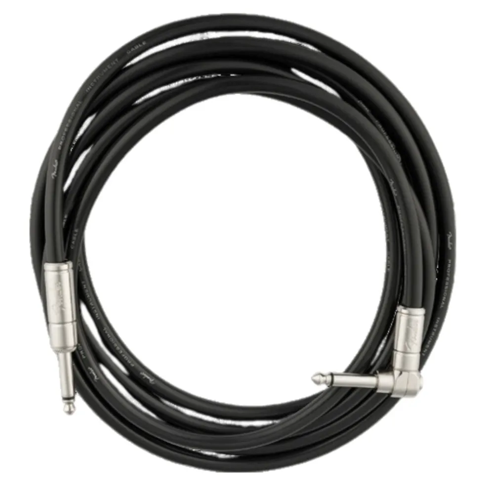 Fender Professional Series Kill Switch Cable Straight to Angle - 18.6 Feet