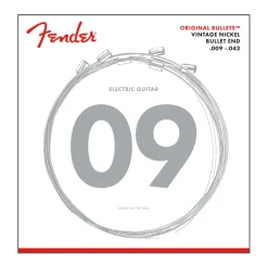 Fender Pure Nickel Bullet End 9-42 Guitar Strings