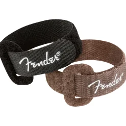 Fender 7" Velcro Cable Ties - 3 Black 3 Brown