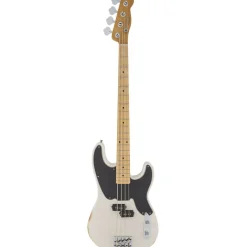 Fender Roadworn Mike Dirnt Precision Bass - White Blonde - Maple Fretboard