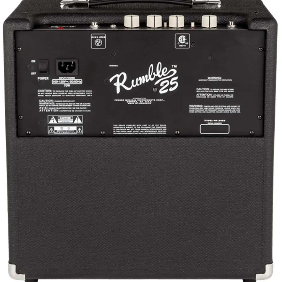 Fender Rumble 25 Bass Combo Amplifier