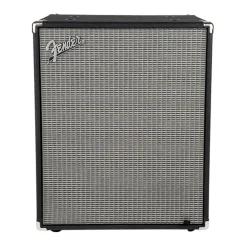 Fender Rumble 210 V3 - 700W 2x10 8ohm Bass Speaker Cabinet - Silver/Black
