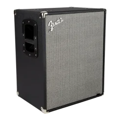 Fender Rumble 210 V3 - 700W 2x10 8ohm Bass Speaker Cabinet - Silver/Black