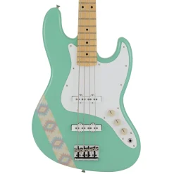 Fender Silent Siren Jazz Bass®, Maple Fingerboard, Surf Green