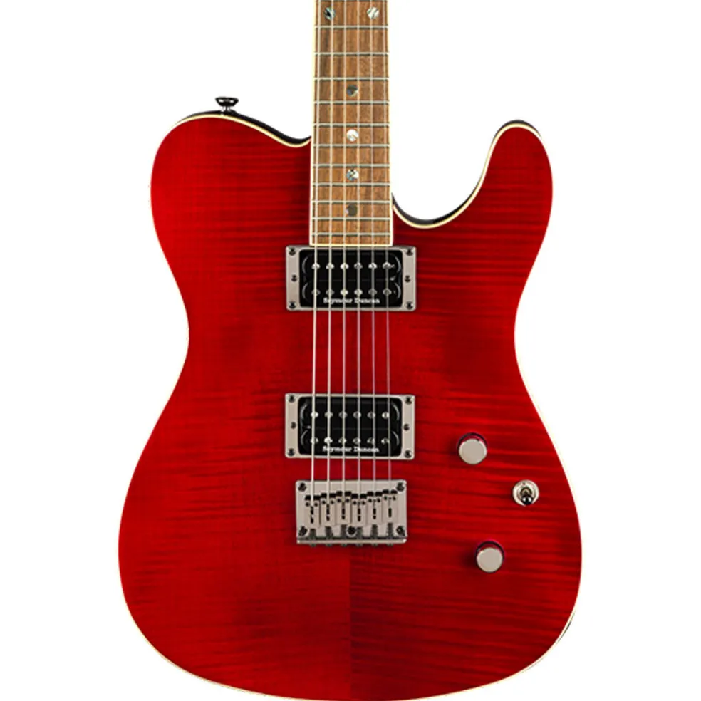 Fender Special Edition Custom Telecaster HH - Flame Maple Crimson Red Transparent