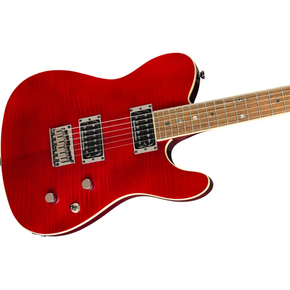 Fender Special Edition Custom Telecaster HH - Flame Maple Crimson Red Transparent