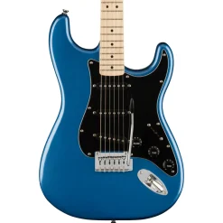 Fender Squier Affinity Stratocaster Black Pick Guard - Lake Placid Blue - Maple