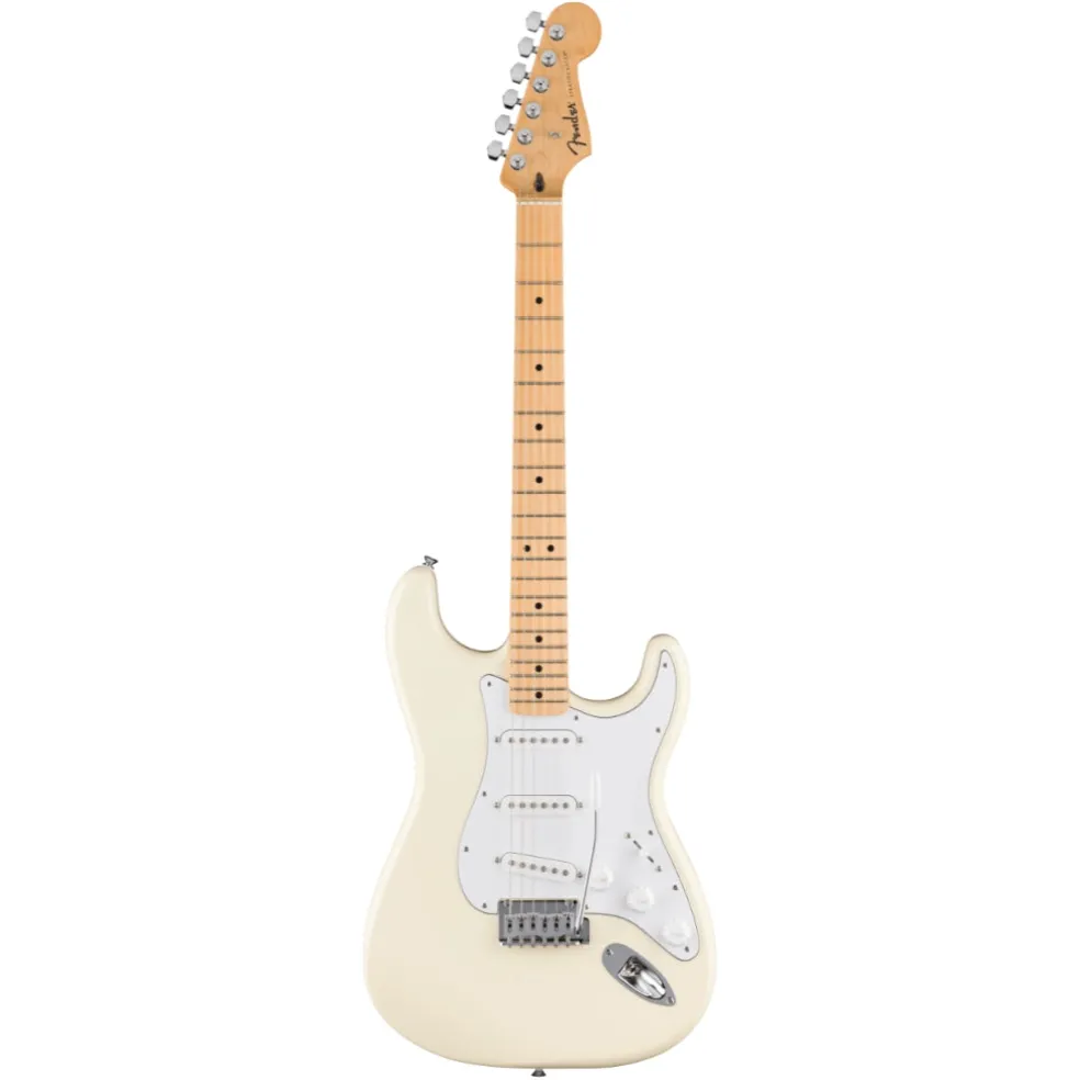 Fender Standard Stratocaster, Maple Fingerboard Electric Guitar - Olympic White