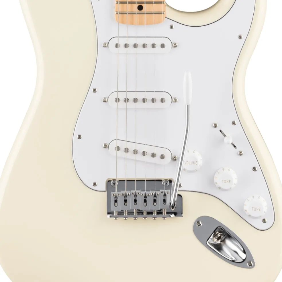 Fender Standard Stratocaster, Maple Fingerboard Electric Guitar - Olympic White