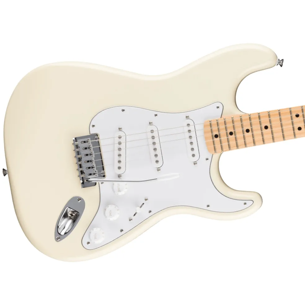 Fender Standard Stratocaster, Maple Fingerboard Electric Guitar - Olympic White