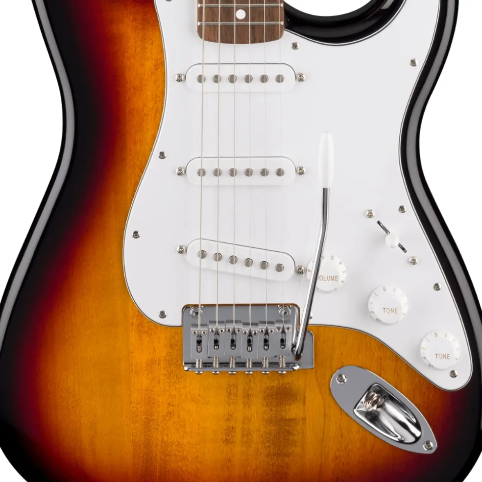 Fender Standard Stratocaster, Laurel Fingerboard Electric Guitar - 3-Color Sunburst