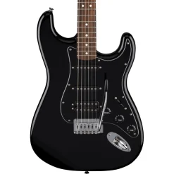 Fender Standard Stratocaster HSS, Laurel Fingerboard Electric Guitar - Black