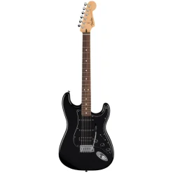 Fender Standard Stratocaster HSS, Laurel Fingerboard Electric Guitar - Black