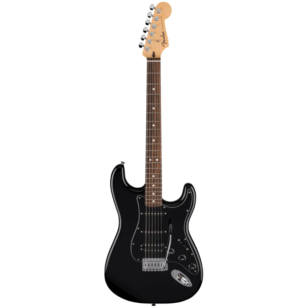 Fender Standard Stratocaster HSS, Laurel Fingerboard Electric Guitar - Black