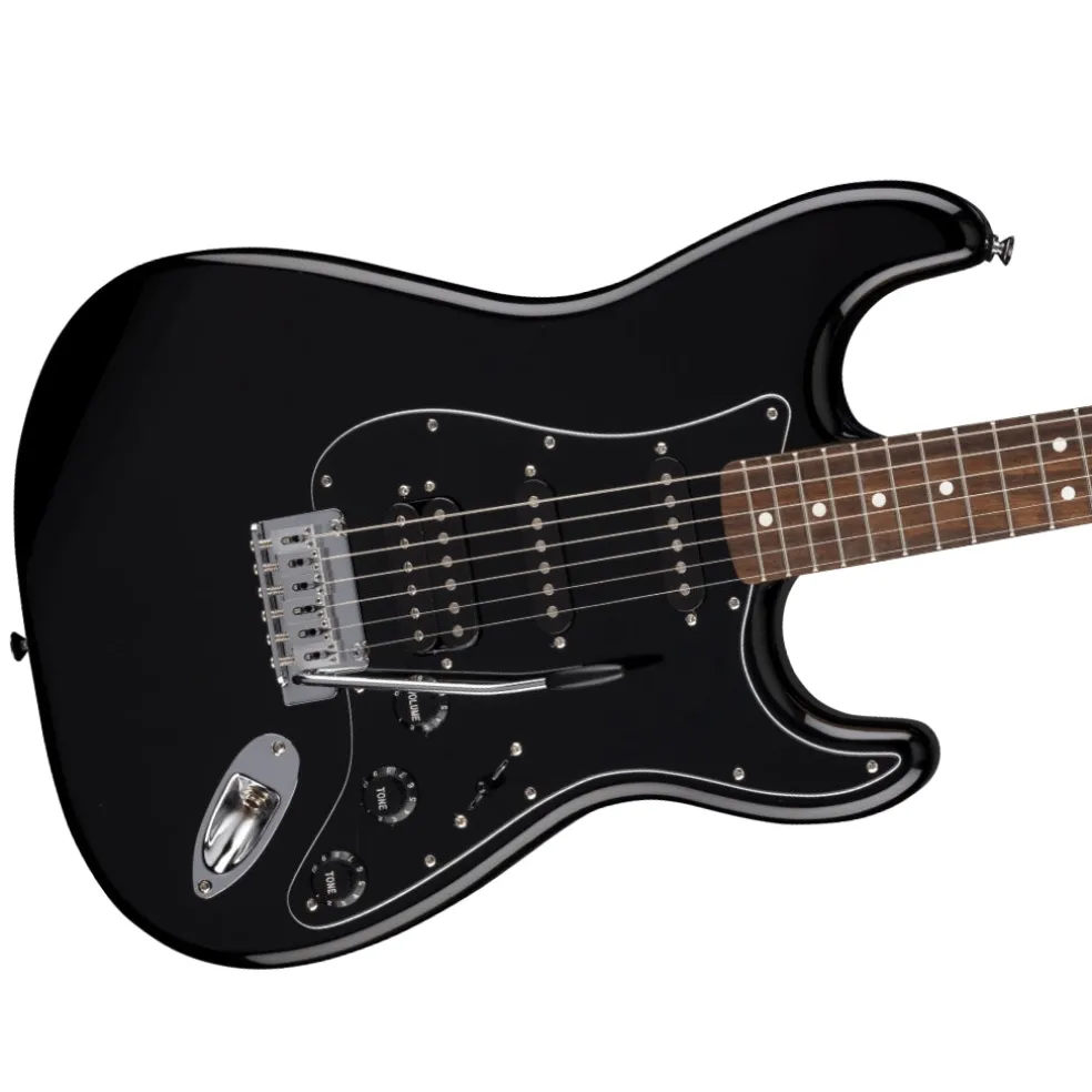 Fender Standard Stratocaster HSS, Laurel Fingerboard Electric Guitar - Black