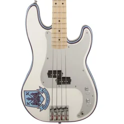 Fender Steve Harris Signature Precision Bass - Olympic White - Maple Neck
