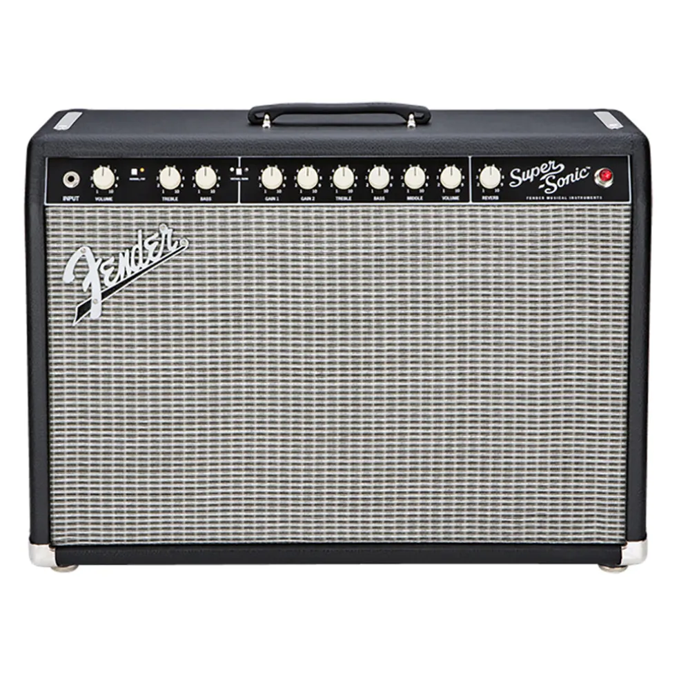Fender Super Sonic 22 Black 22W 1X12 Combo Tube Amp
