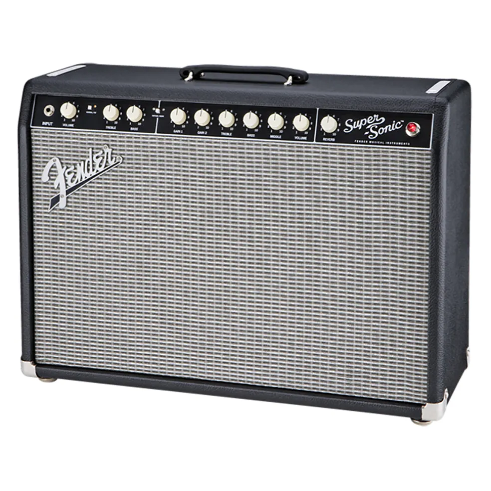Fender Super Sonic 22 Black 22W 1X12 Combo Tube Amp
