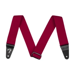 Fender SuperSoft Guitar Strap - Maroon, 2"
