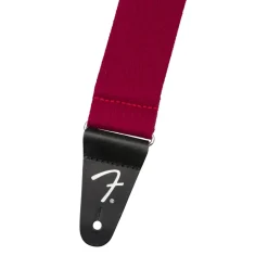 Fender SuperSoft Guitar Strap - Maroon, 2"