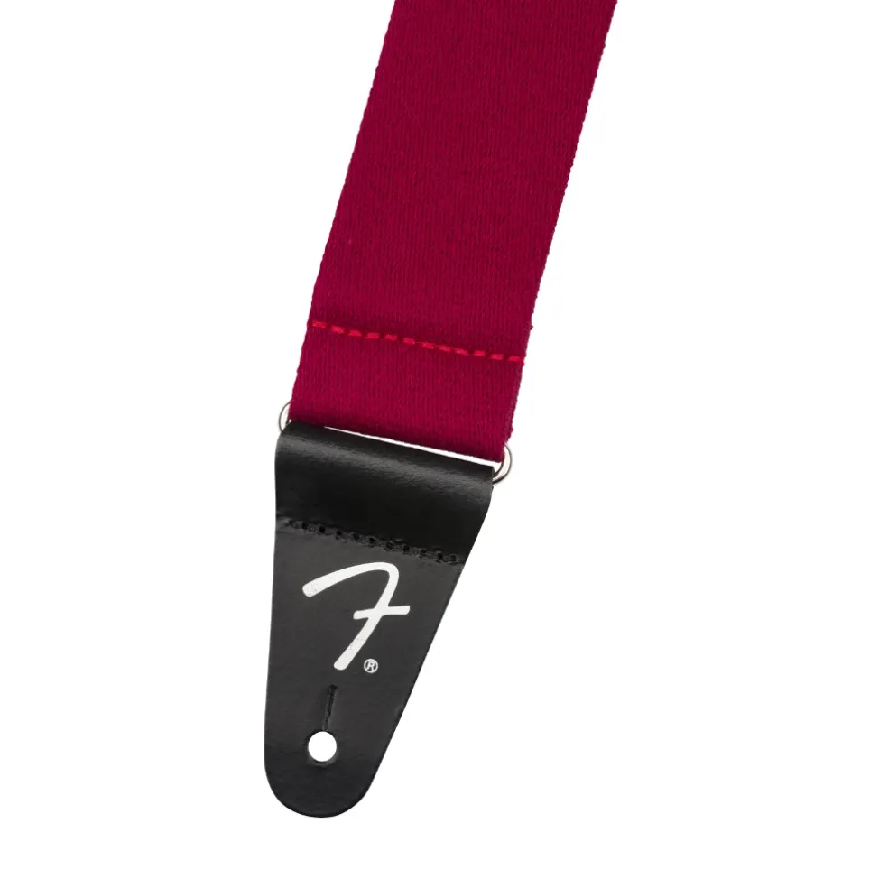 Fender SuperSoft Guitar Strap - Maroon, 2"