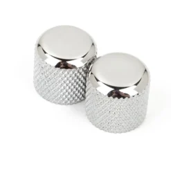 Fender Telecaster/Precision Bass Dome Knobs - Chrome - 2 pcs.
