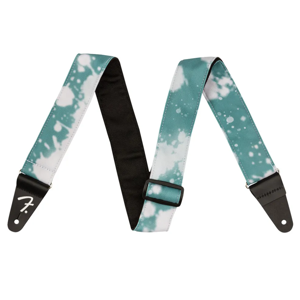 Fender Tie Dye Acid Wash Strap, Teal
