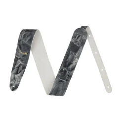 Fender Tie Dye Leather Strap in Black