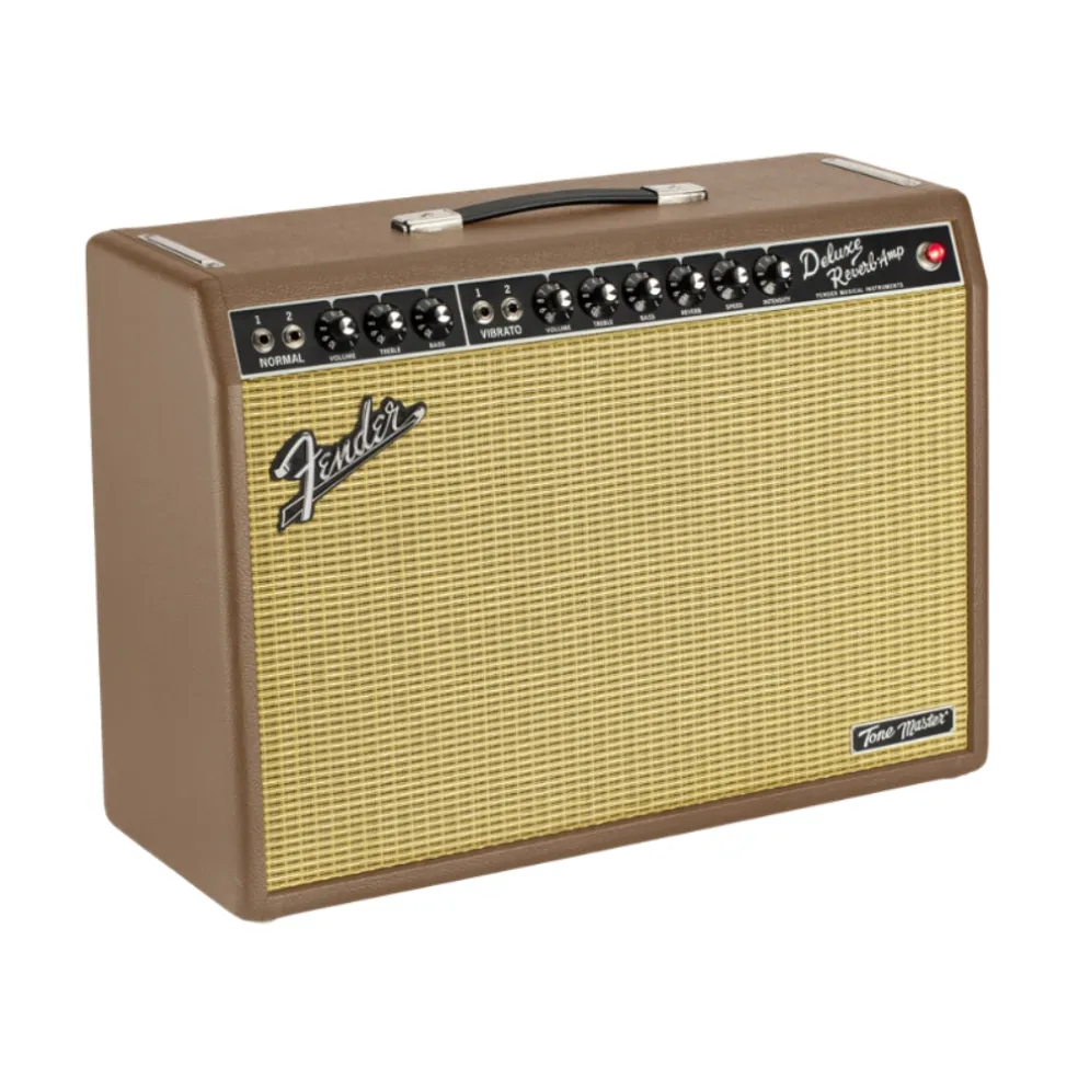 Fender Tone Master Deluxe Reverb 1 x 12-inch Combo Amplifier - Brown Nubtex/Wheat