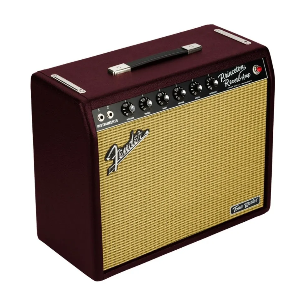 Fender Tone Master Princeton Reverb 1x10-inch Combo Amplifier - Bordeaux/Wheat