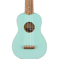 Fender Venice Soprano Uke, Walnut Fingerboard, Daphne Blue