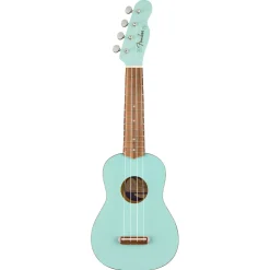 Fender Venice Soprano Uke, Walnut Fingerboard, Daphne Blue