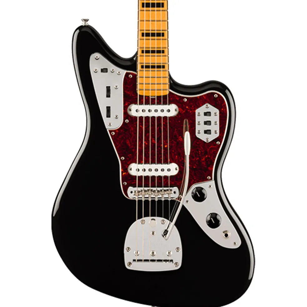 Fender Vintera II '70s Jaguar, Maple Fingerboard, Black