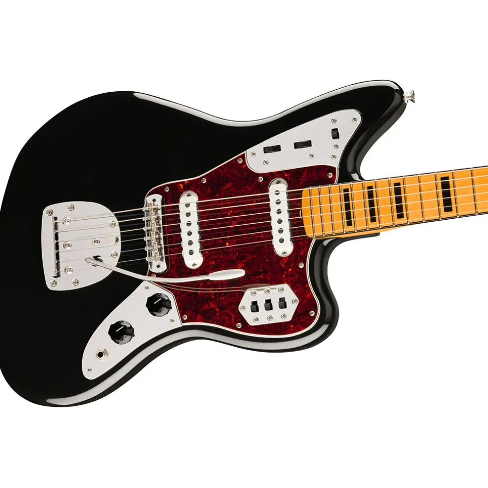 Fender Vintera II '70s Jaguar, Maple Fingerboard, Black
