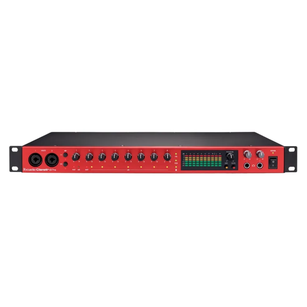 Focusrite Clarett+ 8Pre 18 In & 20 Out Audio Interface