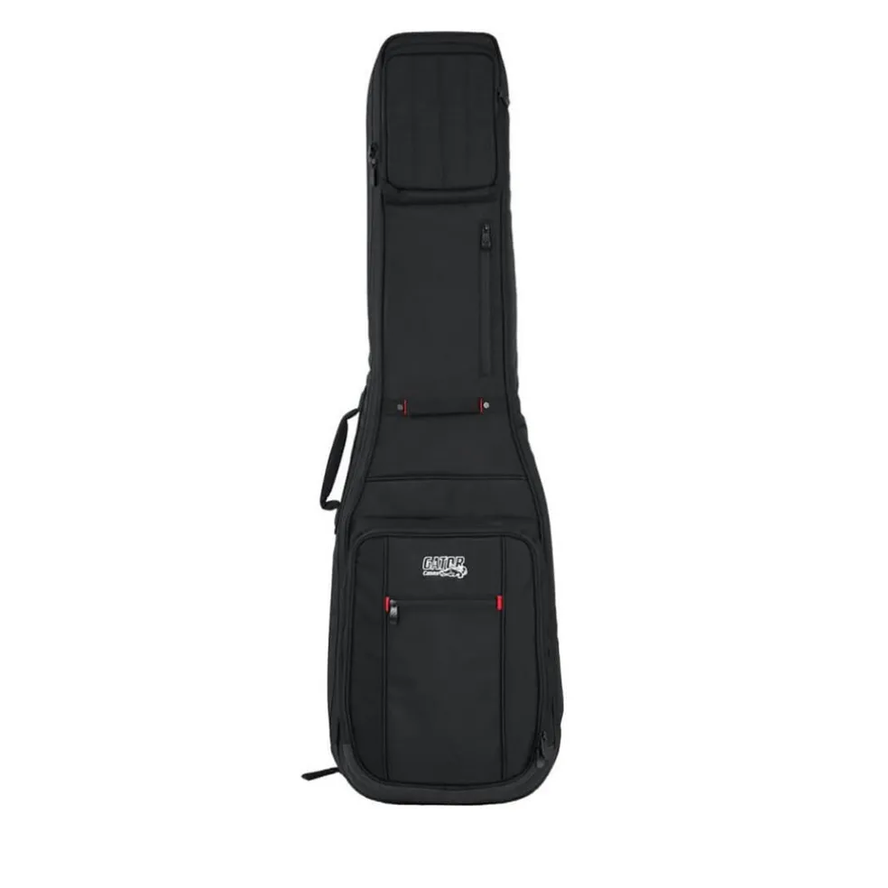 Gator - Pro Go Dual Bass Guitar Gig Bag - Black